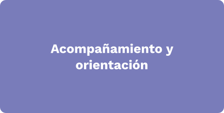 Acompañamiento y orientación